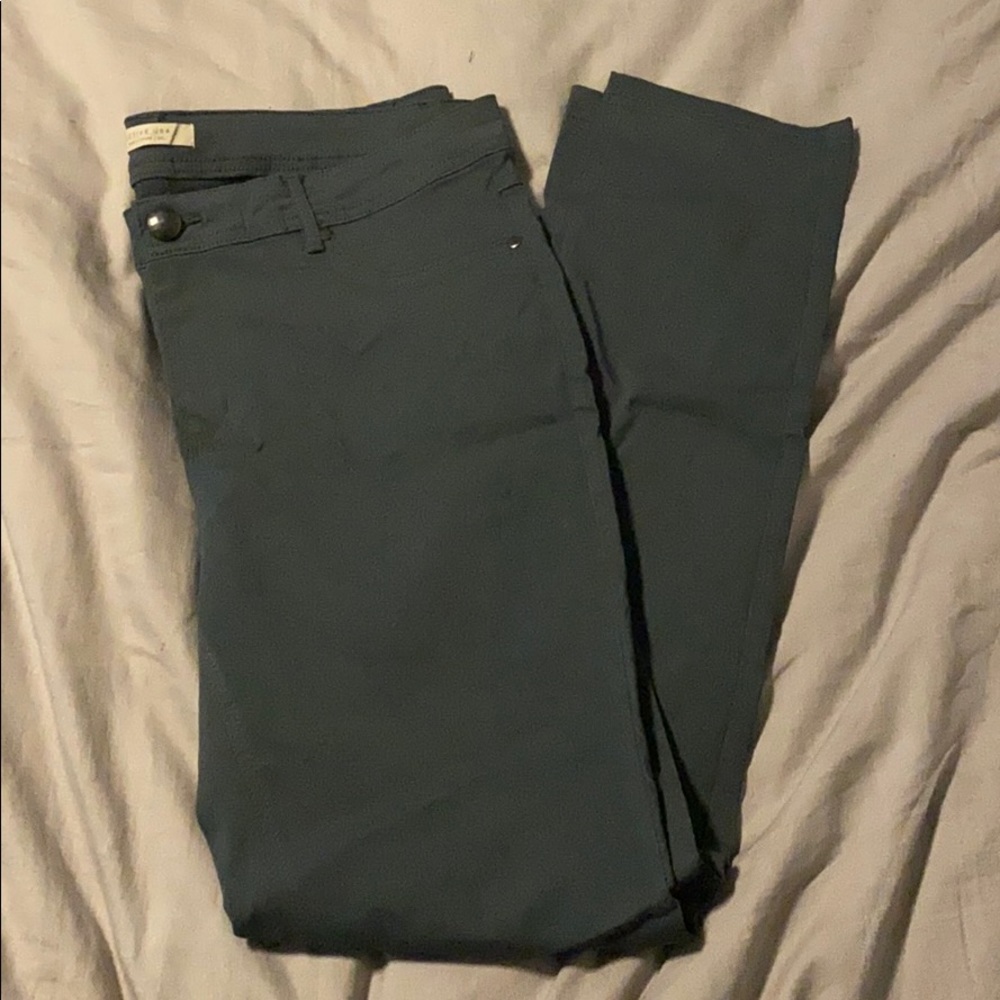 Gray Blue Skinny Pants